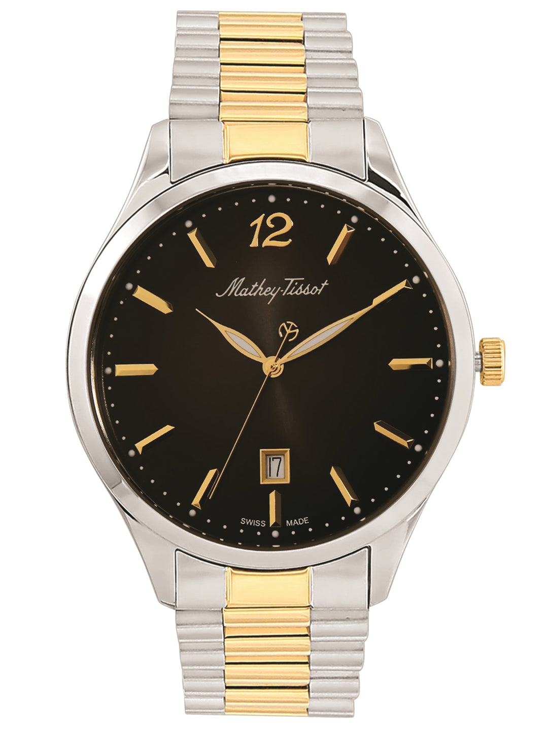 Mathey Tissot Analog Black Dial Men&