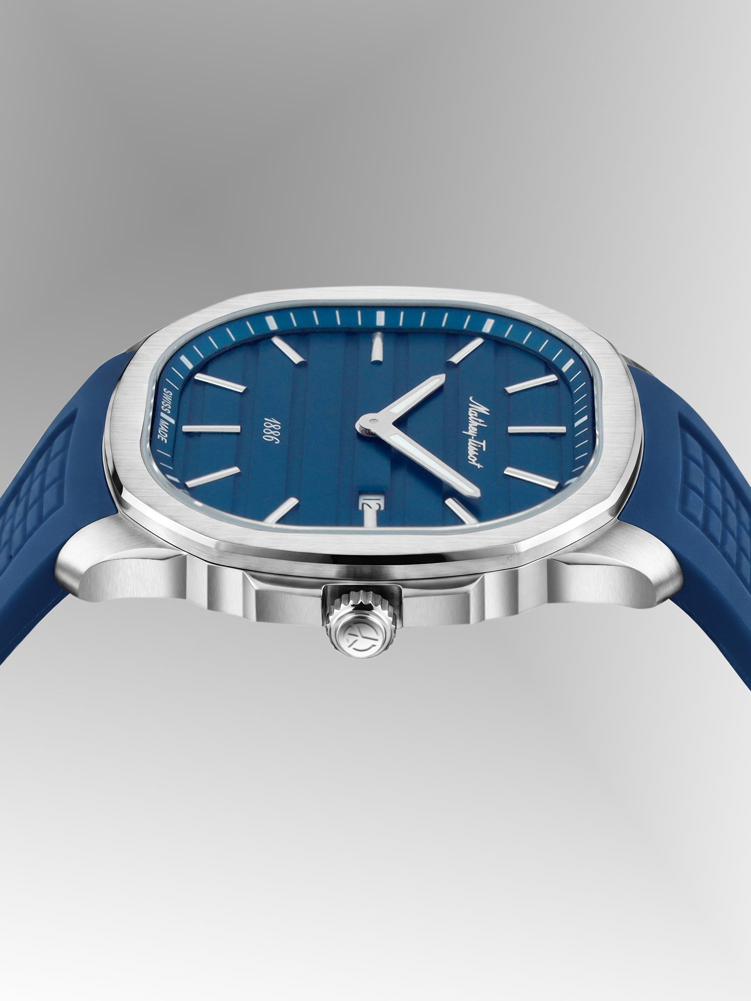 Mathey-Tissot Swiss Made Quartz Blue Dial Analog Watch For -Gents H413ALBU