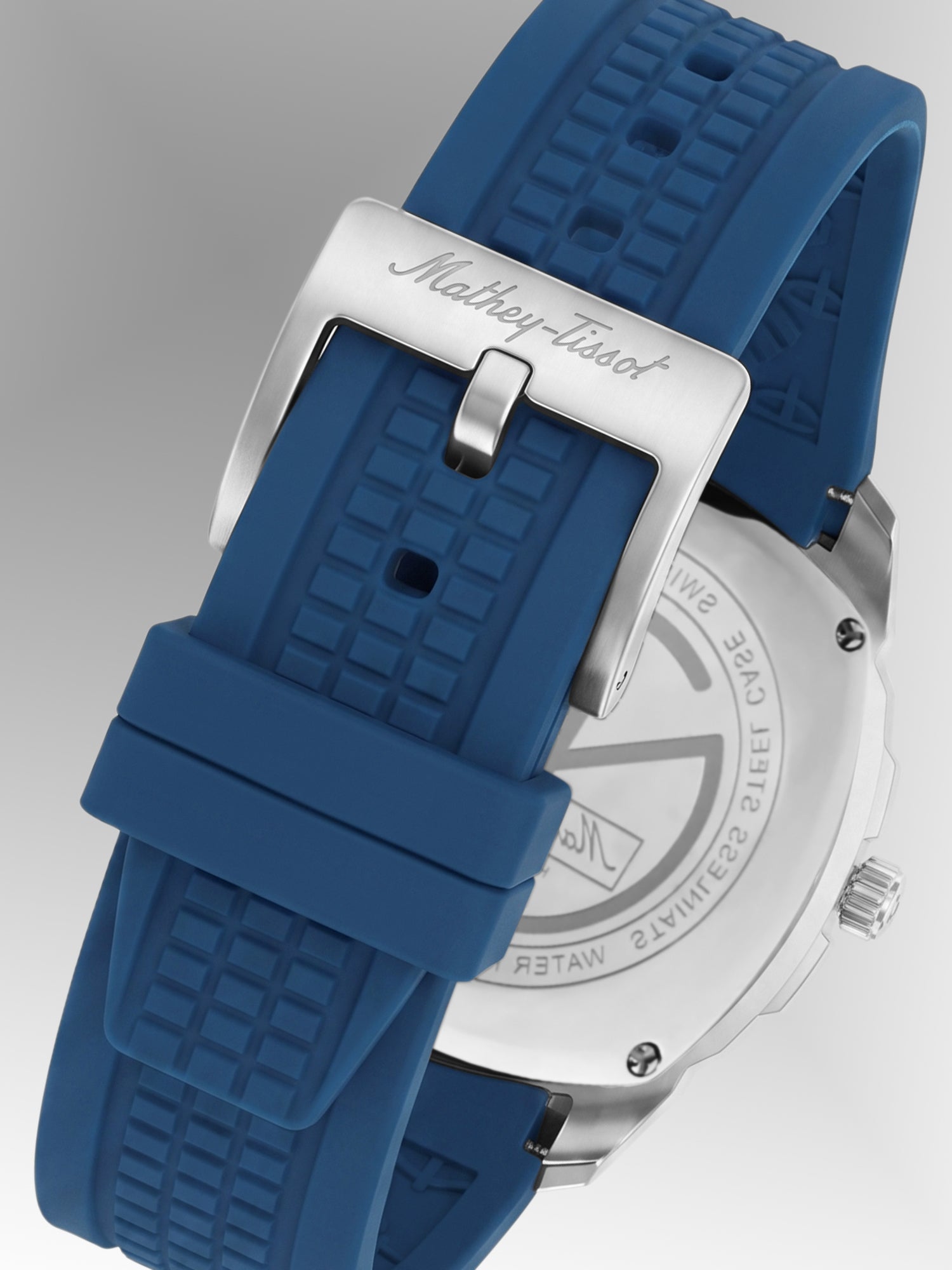 Mathey-Tissot Swiss Made Quartz Blue Dial Analog Watch For -Gents H413ALBU