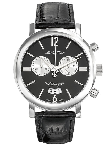 Mathey-Tissot Analog Black Dial Men&