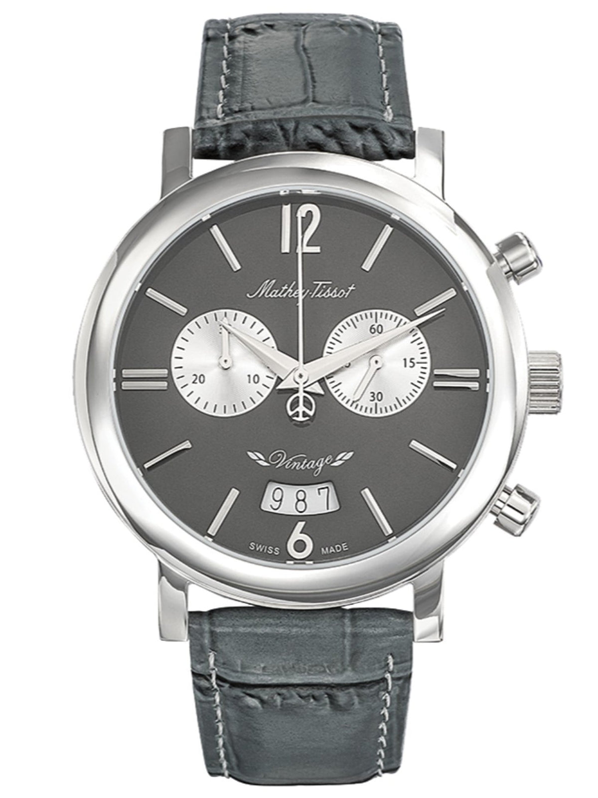 Mathey-Tissot Analog Grey Dial Men&