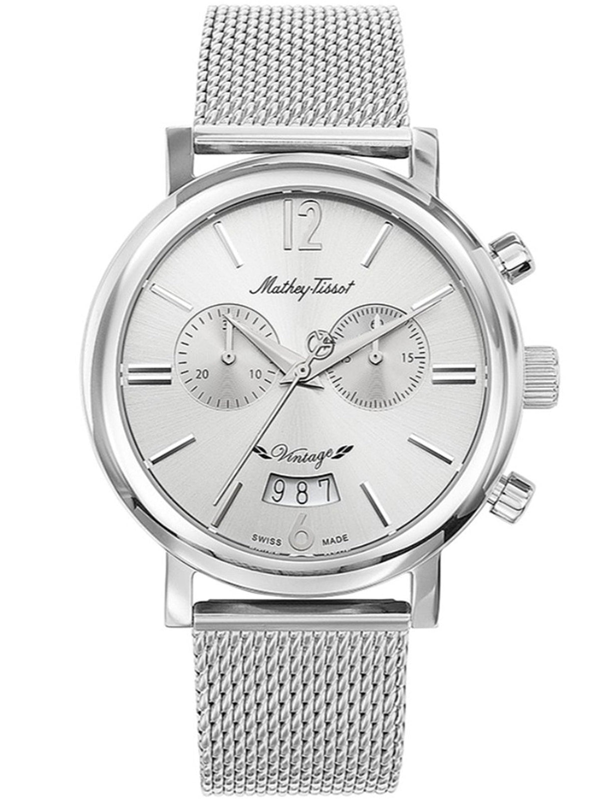 Mathey-Tissot Analog Silver Dial Men&