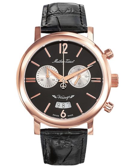 Mathey-Tissot Analog Black Dial Men&