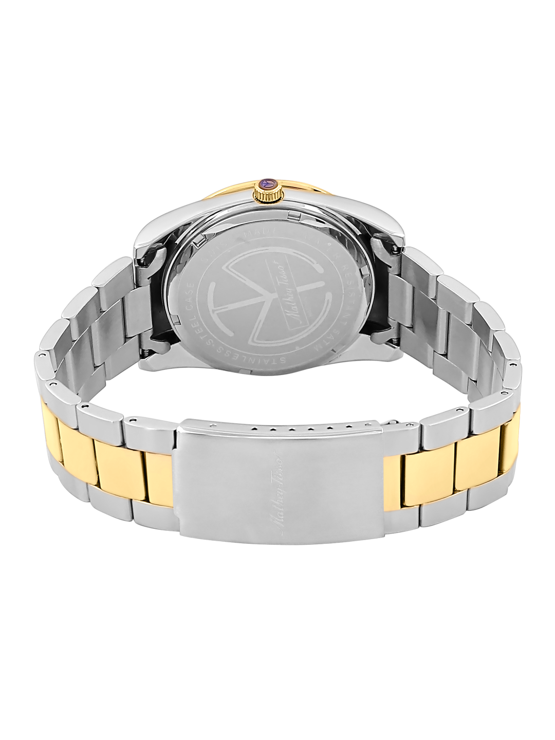 Mathey-Tissot Swiss Made 40 MM White Dial Analog Watch for Mens - H450BI