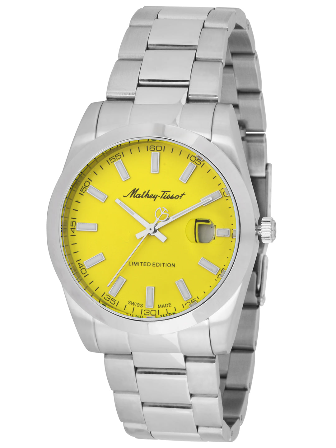 Mathey-Tissot Yellow Dial Limited Edition Analog Watch for Men - View 1