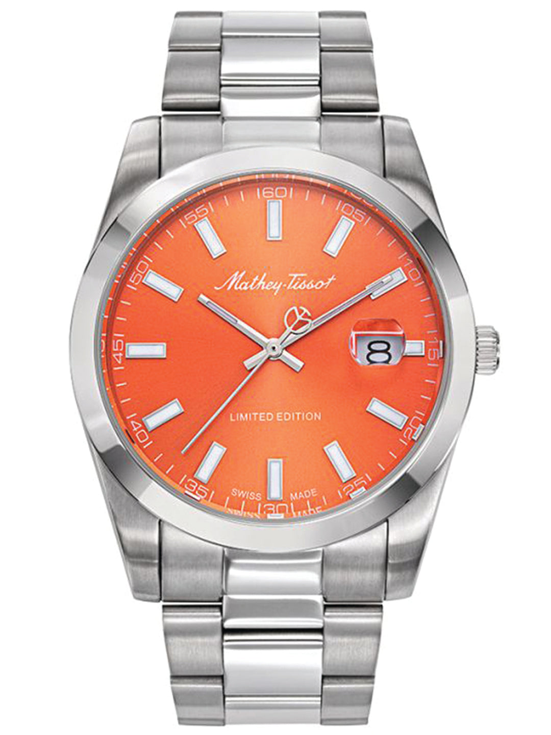 Mathey-Tissot Orange Dial Limited Edition Analog Watch for Men - H451O