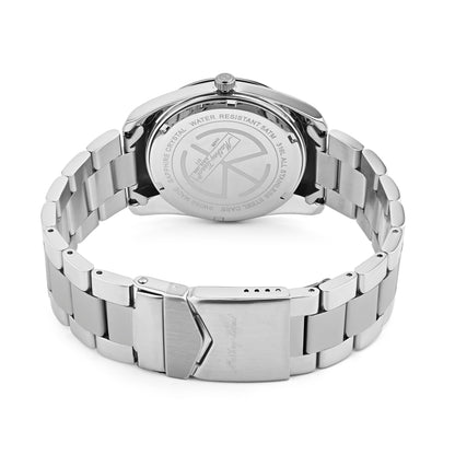 Mathey-Tissot Swiss Made Mathy I Day-Date Quatrz Blue Dial Analog Watch For Gents - H453ABU