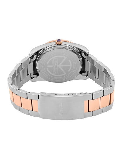 Mathey-Tissot Swiss Made Mathy I Day-Date Quatrz White Dial Analog Watch For Gents - H453RI