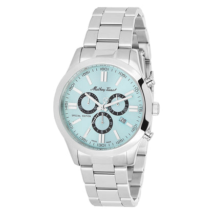 Mathey-Tissot Swiss Made Special Edition Chronograph Blue Dial Watch For Men - H455CHSK