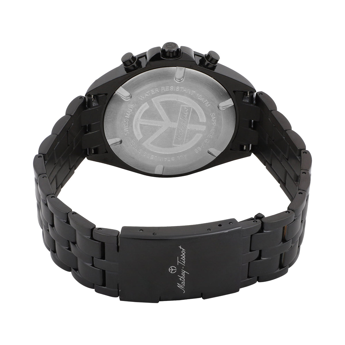 Mathey-Tissot Swiss Made Analog Chronograph Black Dial Gents Watch-H5002CHN
