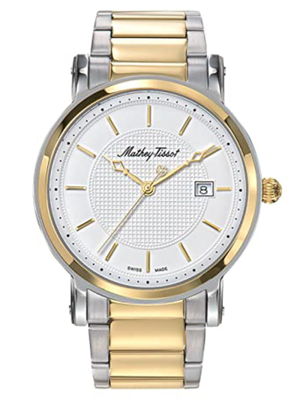 Mathey-Tissot Analog White Dial Men&