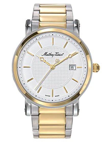 Mathey-Tissot Analog White Dial Men&