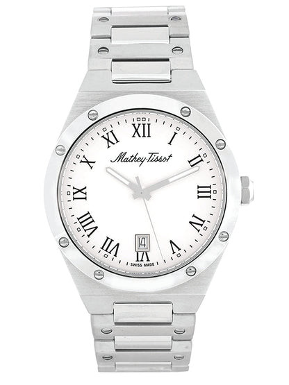 Mathey-Tissot Analog White Dial Men&