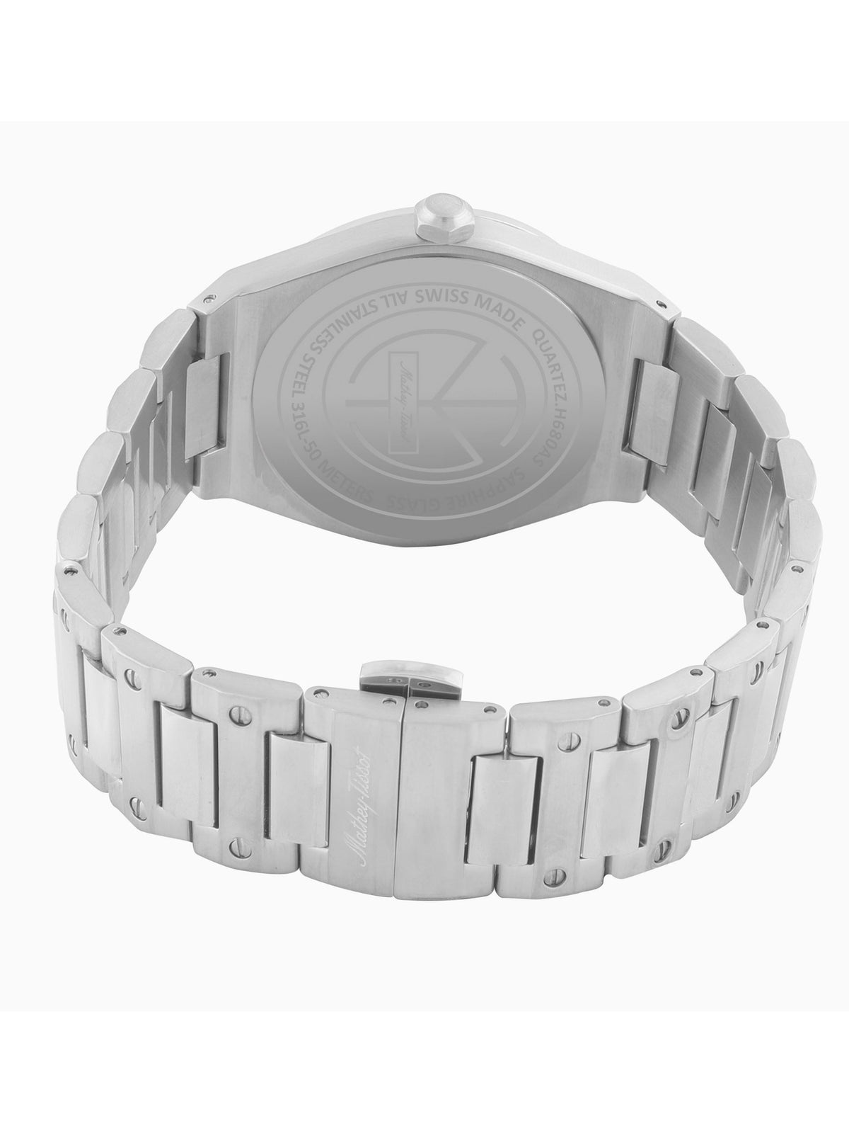 Mathey-Tissot Swiss Made Analog White Dial Gents Watch-H680ABR