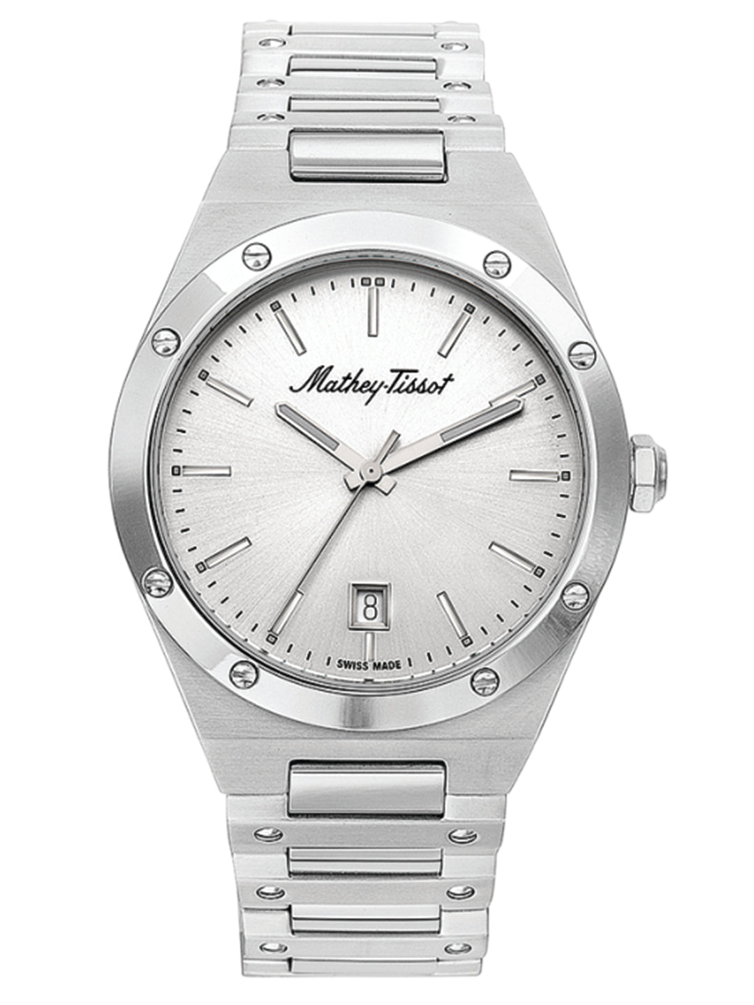 Mathey-Tissot Analog Silver Dial Men&