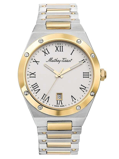 Mathey-Tissot Analog White Dial Men&
