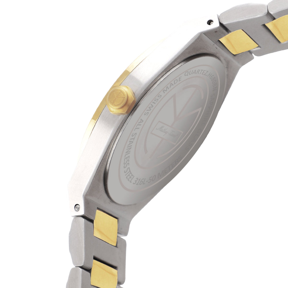Mathey-Tissot Swiss Made Analog White Dial Gents Watch-H680BN