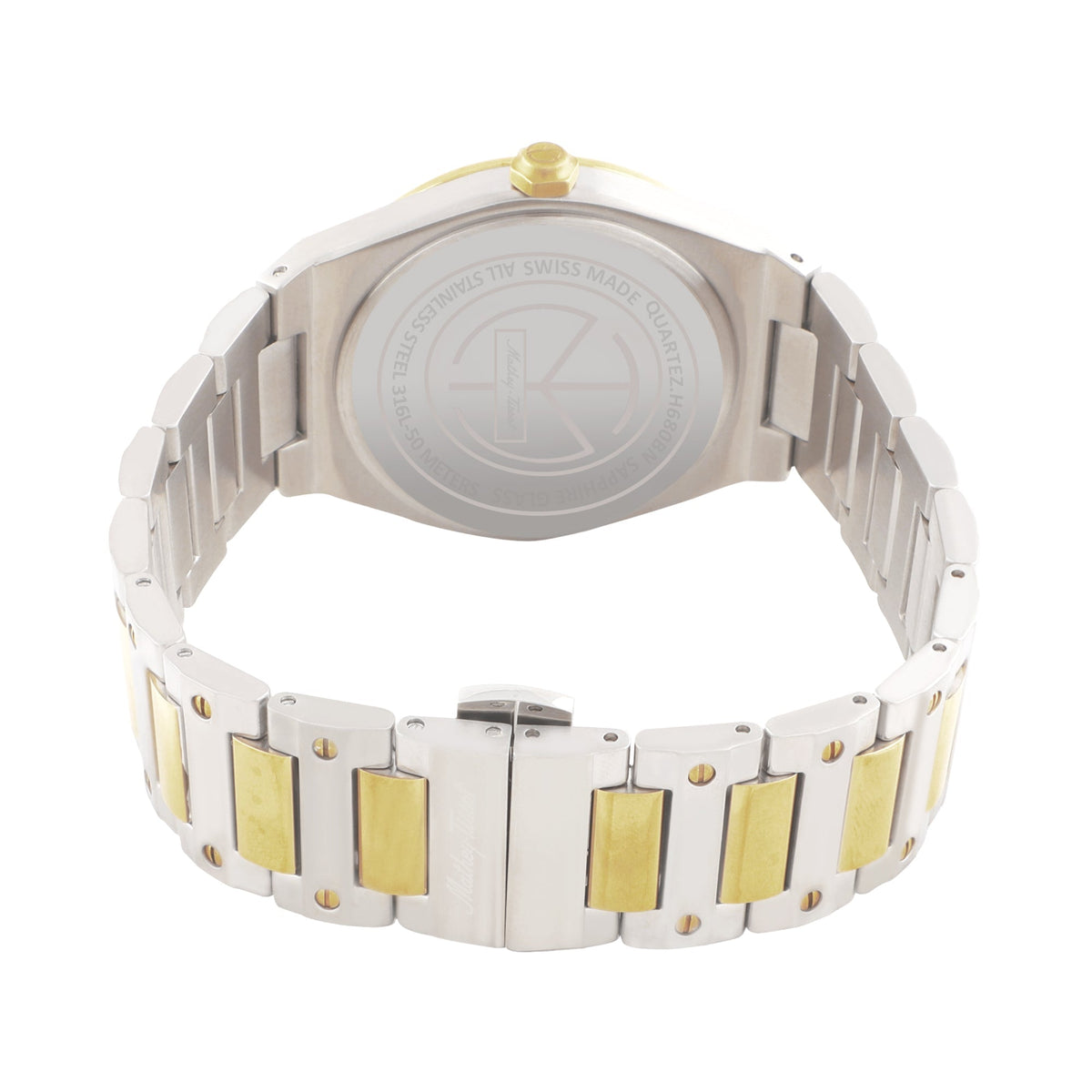 Mathey-Tissot Swiss Made Analog White Dial Gents Watch-H680BN
