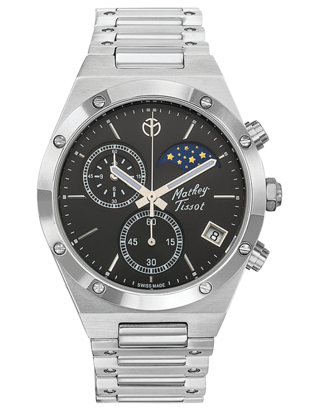 Mathey-Tissot Analog Black Dial Men&