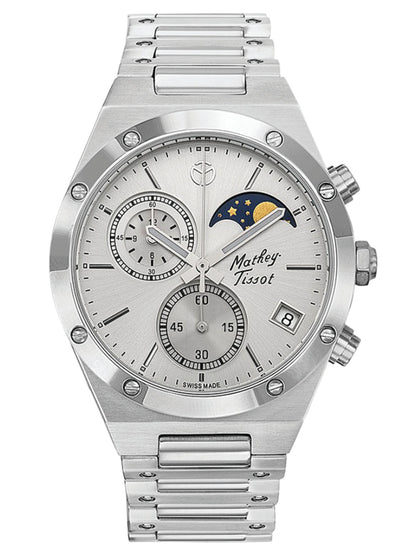 Mathey-Tissot Analog Silver Dial Men&