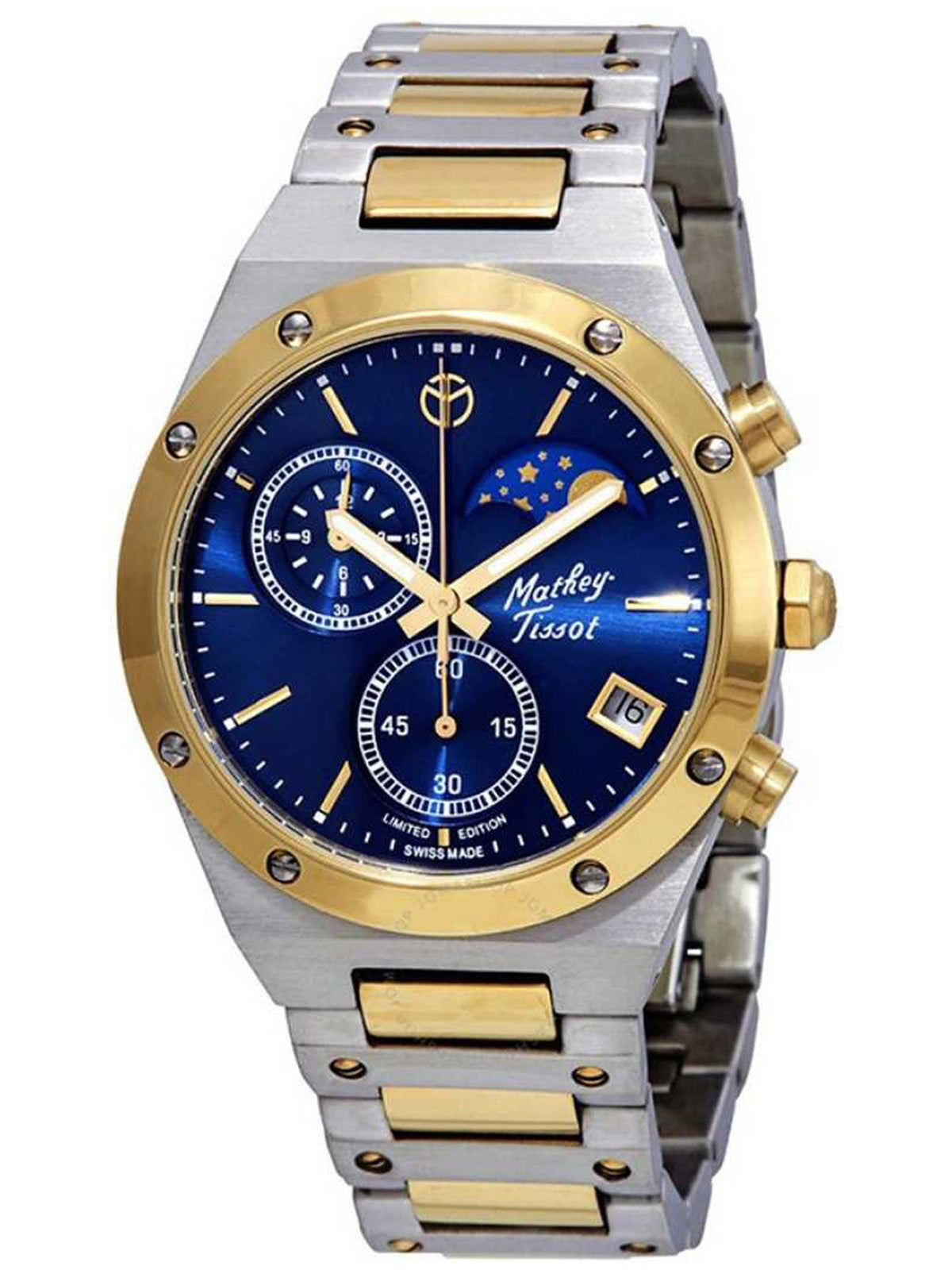 Mathey-Tissot Analog Blue Dial Men&