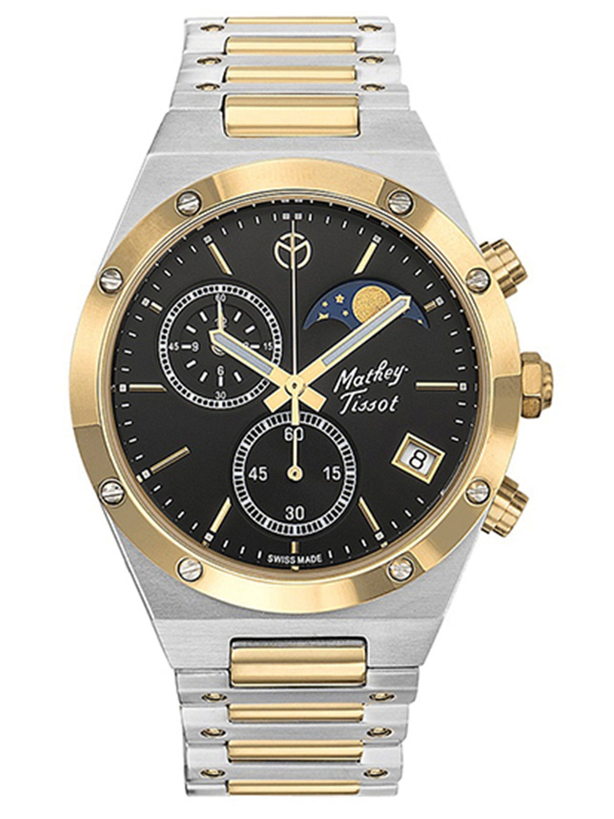 Mathey-Tissot Analog Black Dial Men&