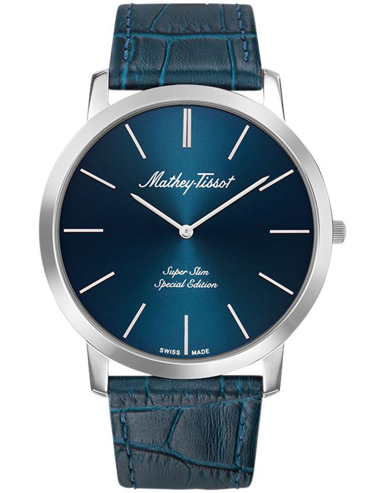 Mathey-Tissot Analog Blue Dial Men&