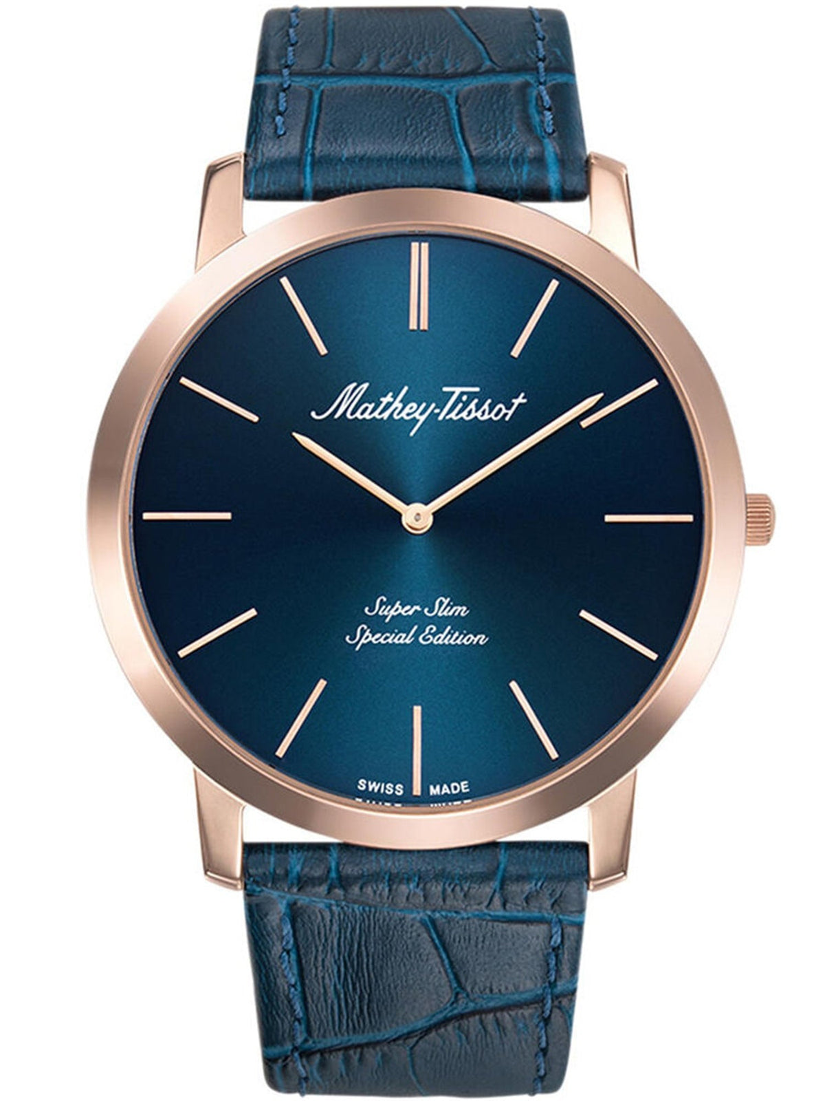 Mathey-Tissot Analog Blue Dial Men&