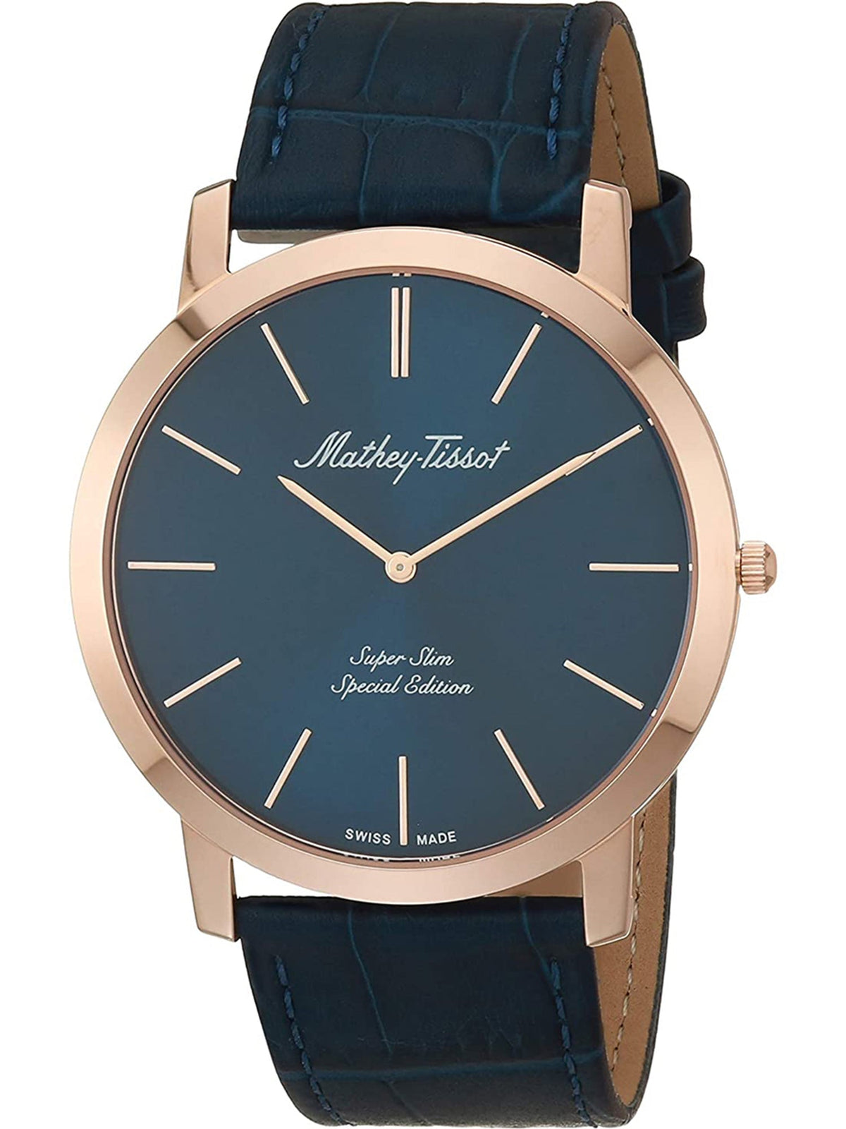 Mathey-Tissot Swiss Made Analog Blue Dial Gents Watch-H6915PBU