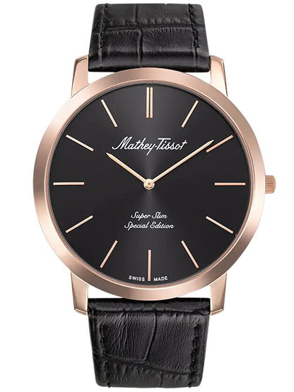 Mathey-Tissot Analog Black Dial Men&