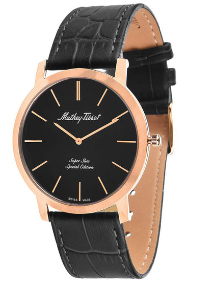 Mathey-Tissot Analog Black Dial Men&