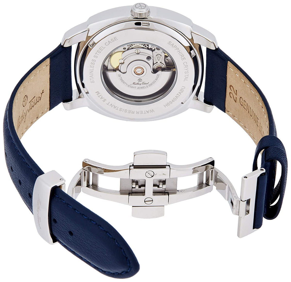 Mathey-Tissot Swiss Made Automatic Blue Dial Gents Watch-H6940ATBU