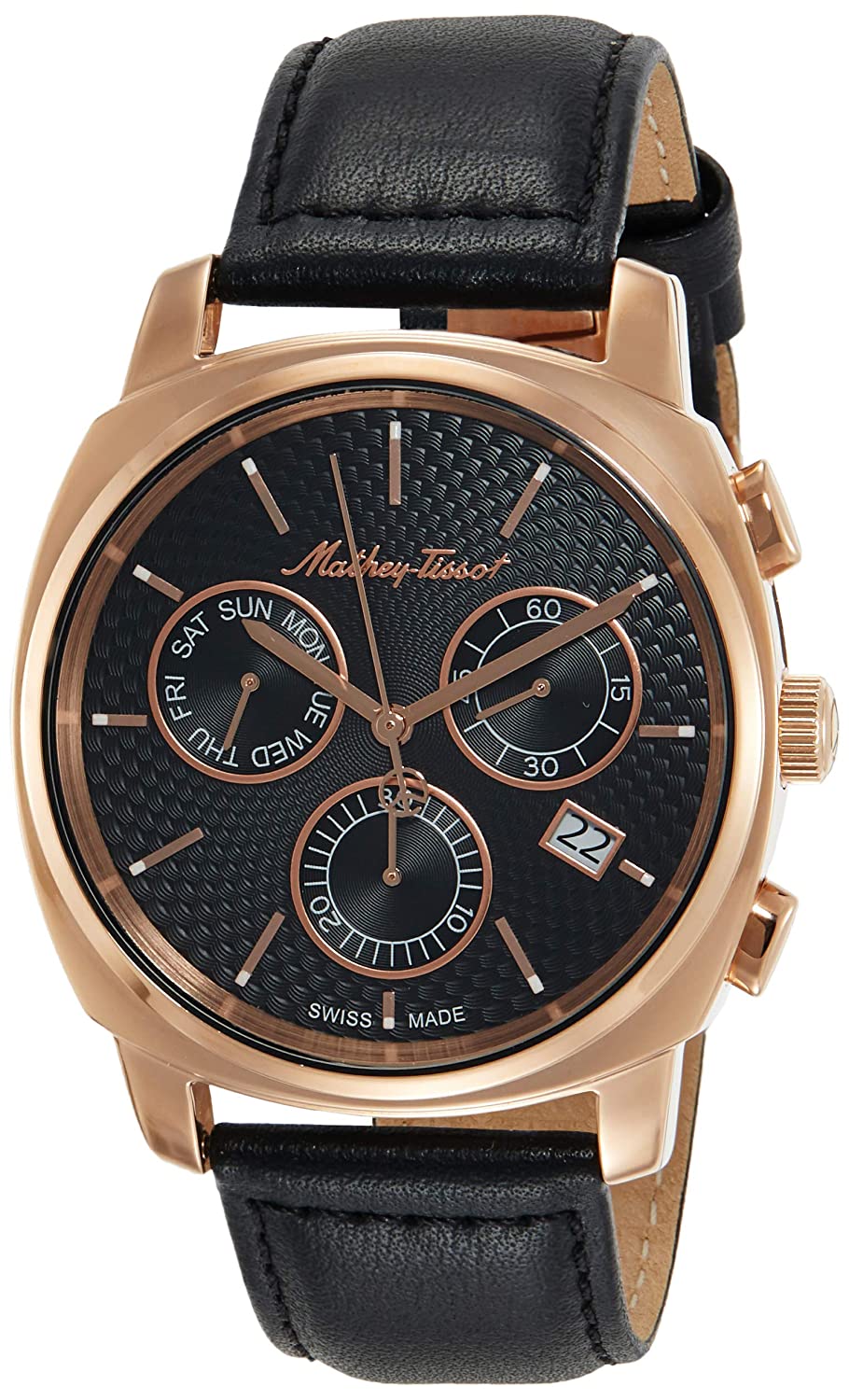 Mathey-Tissot Swiss Made Analog Chronograph Black Dial Gents Watch-H6940CHPN