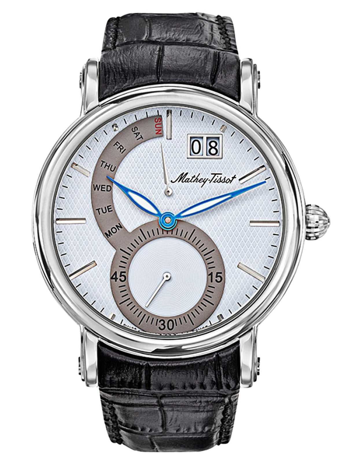 Mathey-Tissot Swiss Made Retrograde White Dial Men&