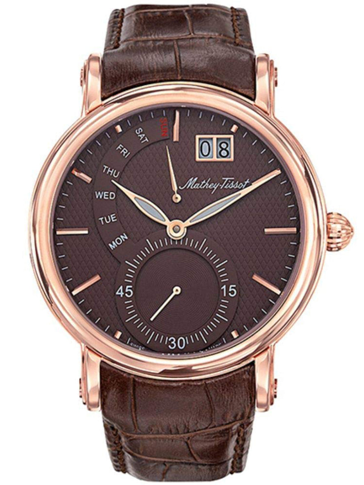 Mathey-Tissot Analog Brown Dial Men&