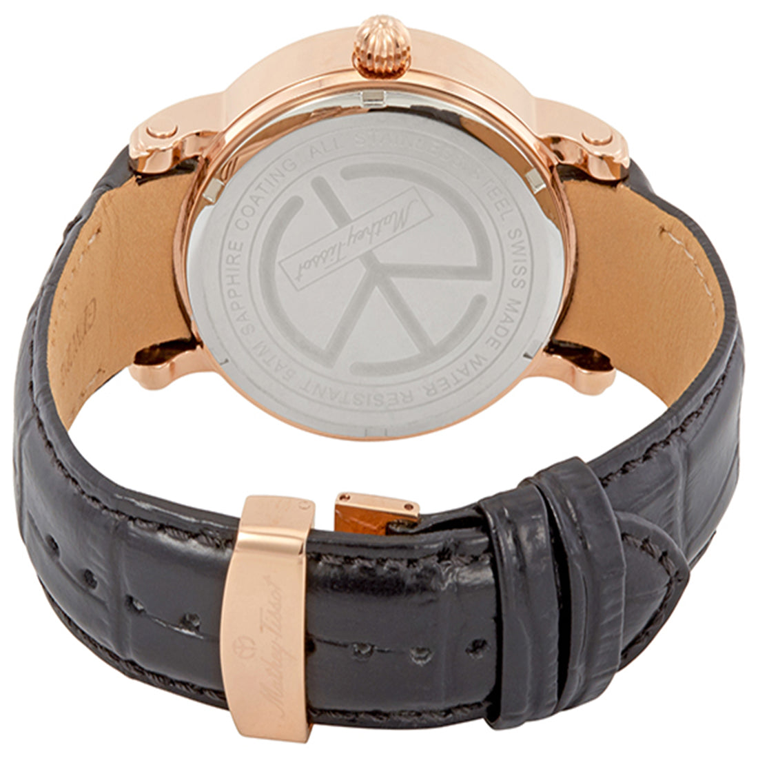 Mathey-Tissot Swiss Made Analog Black Dial Gents Watch-H450ABU_N_A