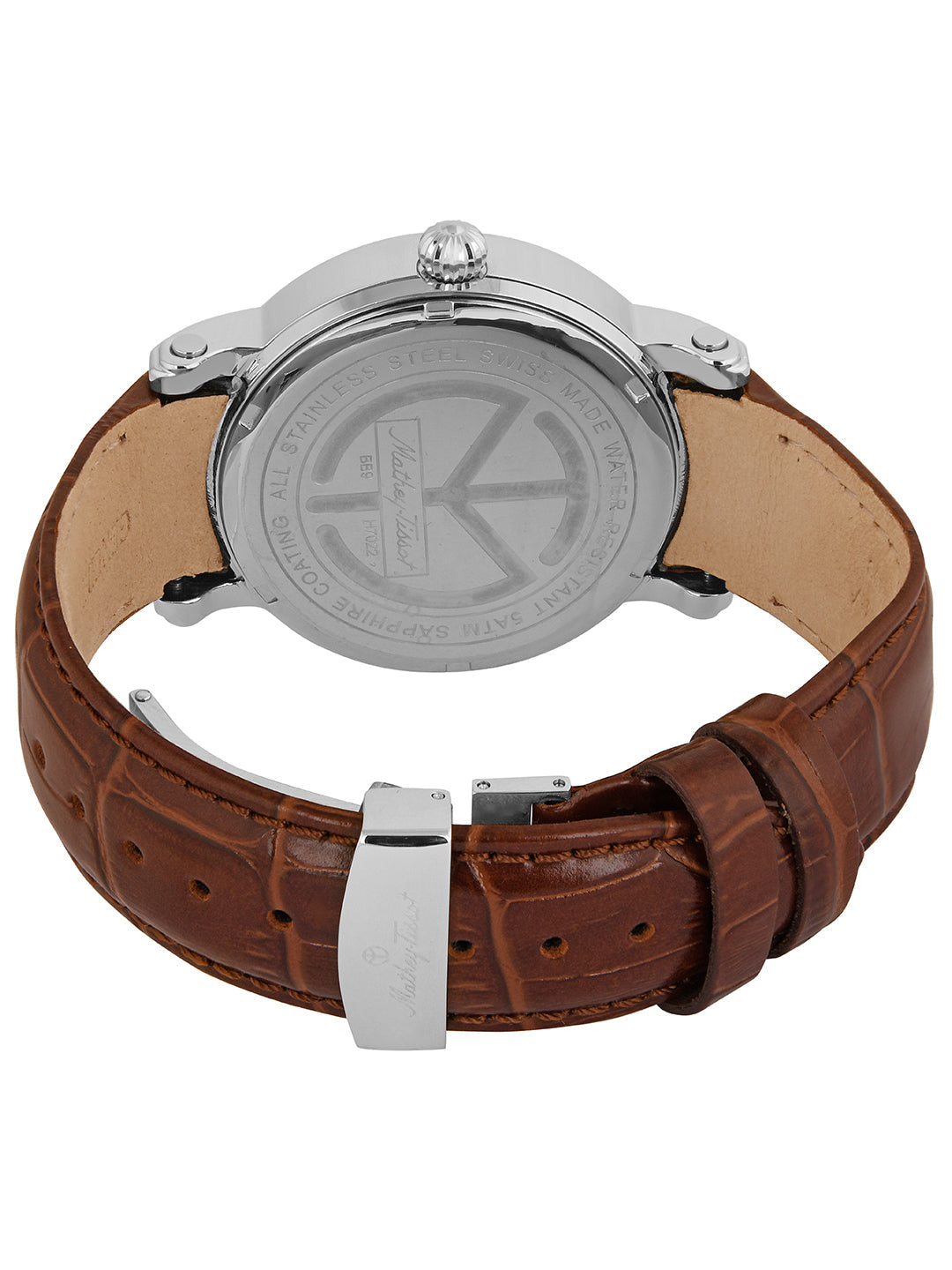 Mathey-Tissot Swiss Made Analog White Dial Gents Watch-H7022AI