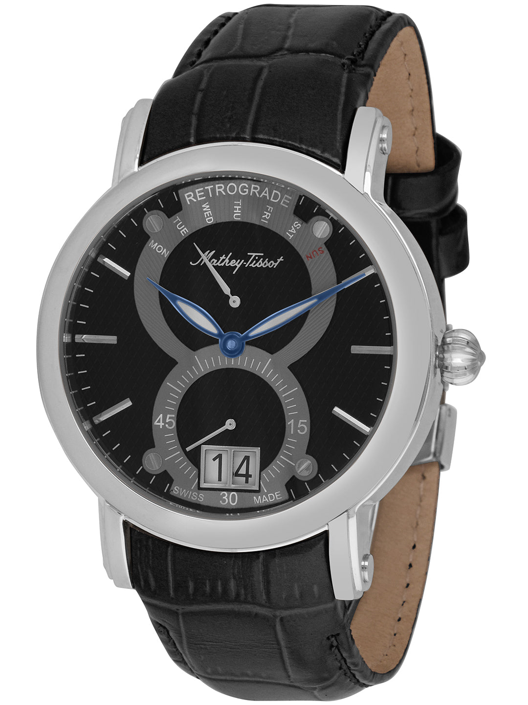 Mathey-Tissot Swiss Made Analog Black Dial Gents Watch-H7022AN