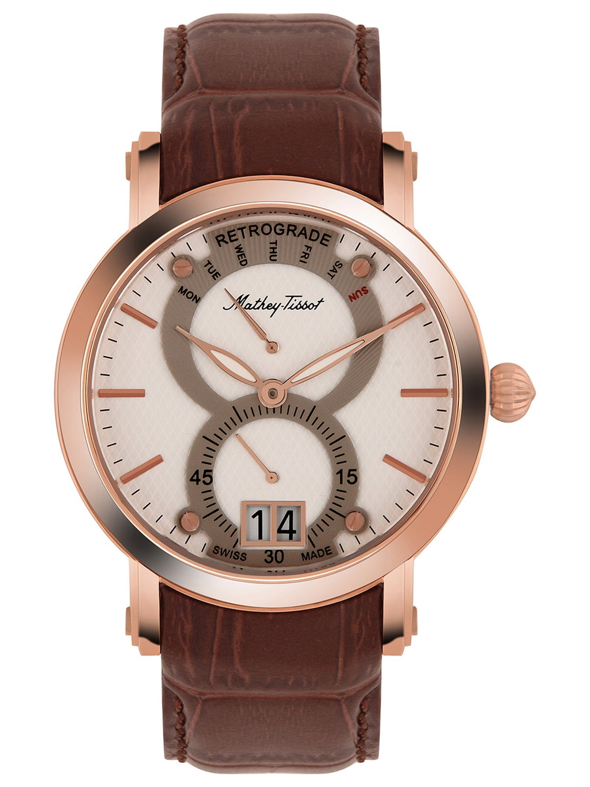 Mathey-Tissot Analog White Dial Men&