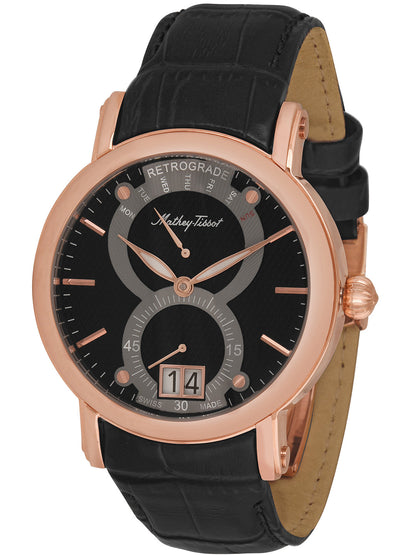 Mathey-Tissot Swiss Made Analog Black Dial Gents Watch-H7022PN