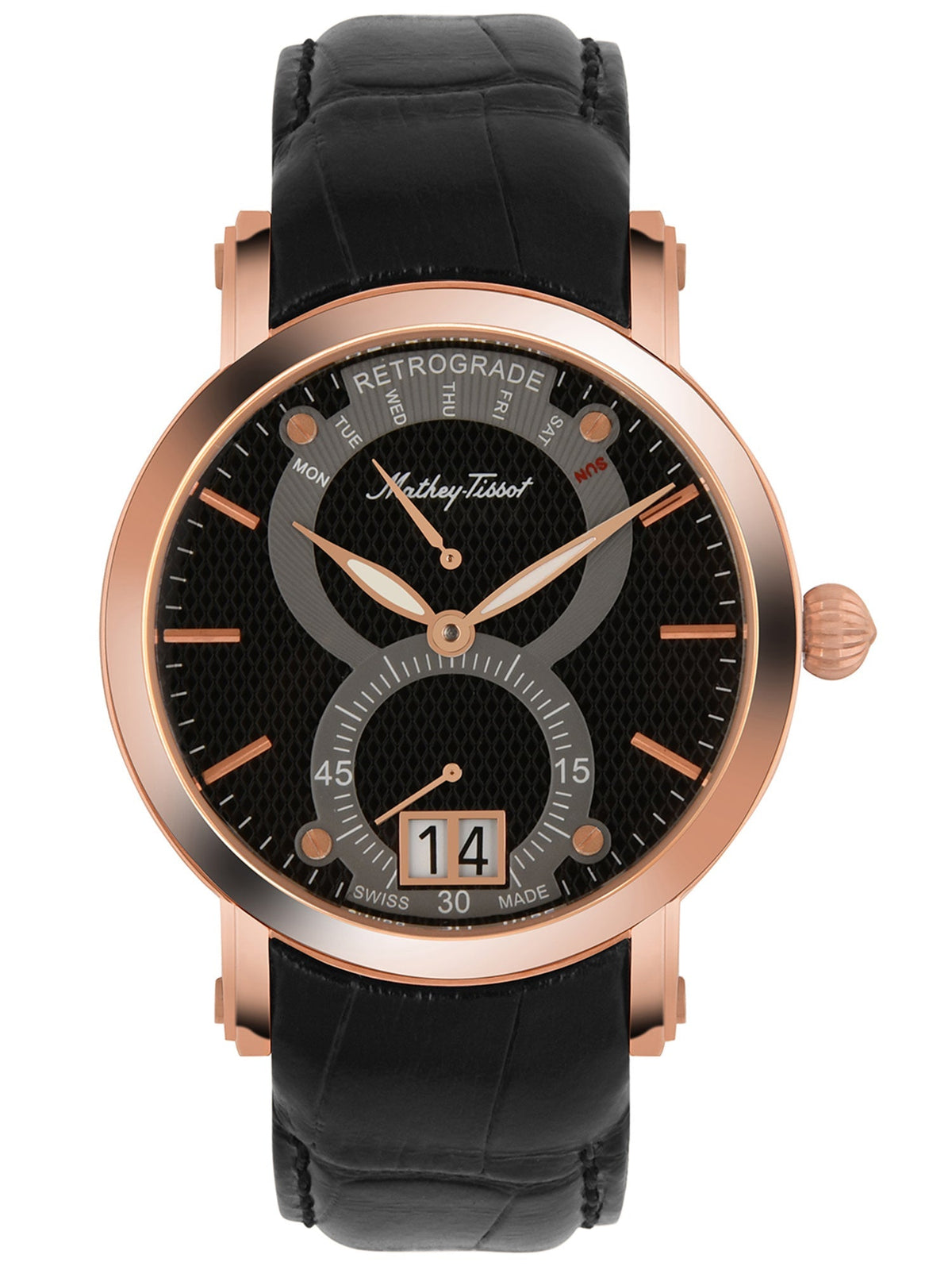 Mathey-Tissot Analog Black Dial Men&