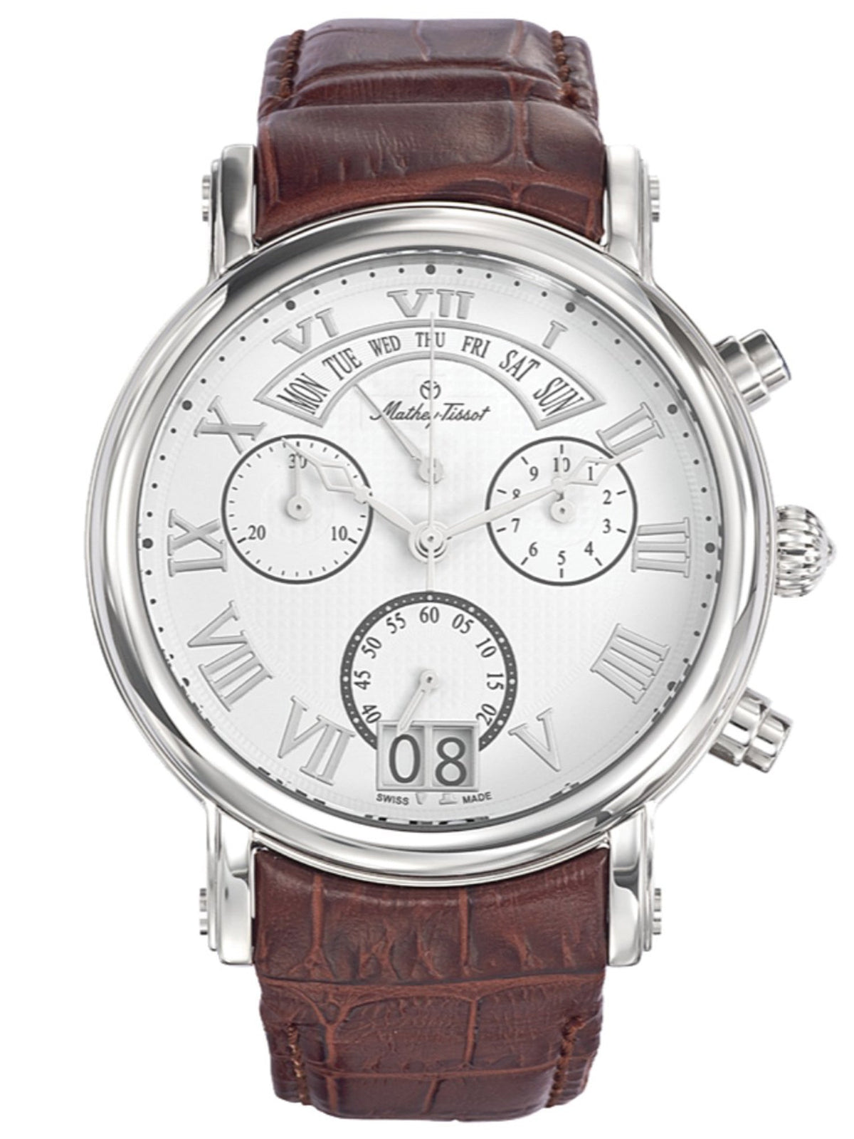 Mathey-Tissot Analog White Dial Men&