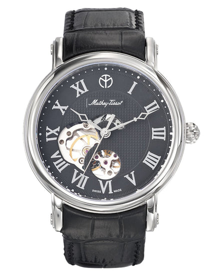 Mathey-Tissot Skeleton Analog Black Dial Men&