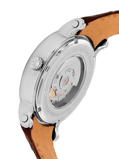 Mathey-Tissot Swiss Made Automatic Skeleton Analog Silver Dial Gents Watch-H7051AI