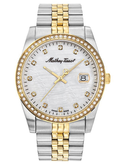 Mathey-Tissot Analog White Dial Men&