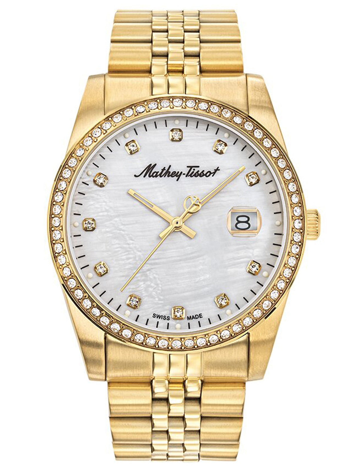 Mathey-Tissot Analog White Dial Men&