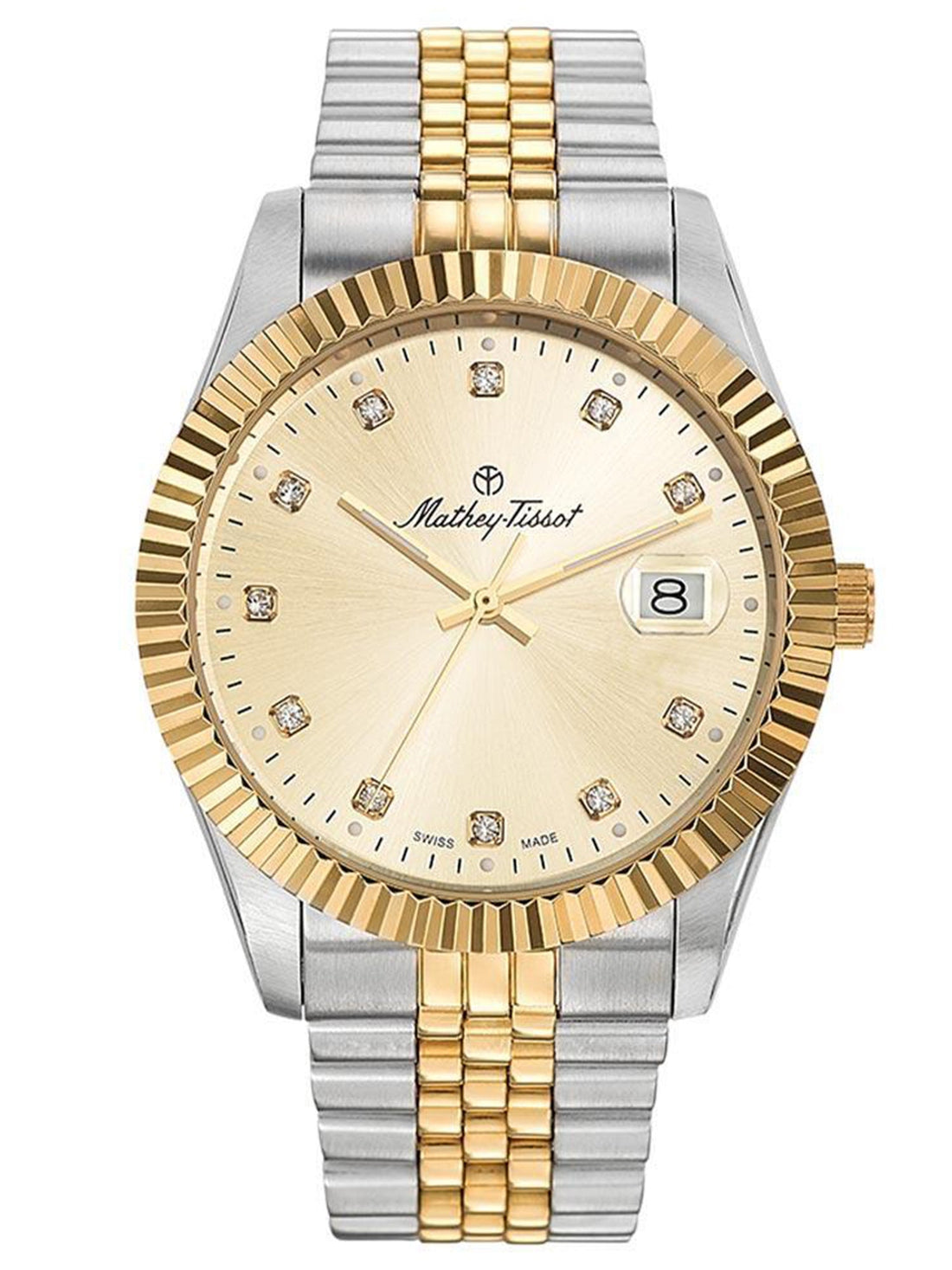 Mathey-Tissot Analog Gold Dial Men&