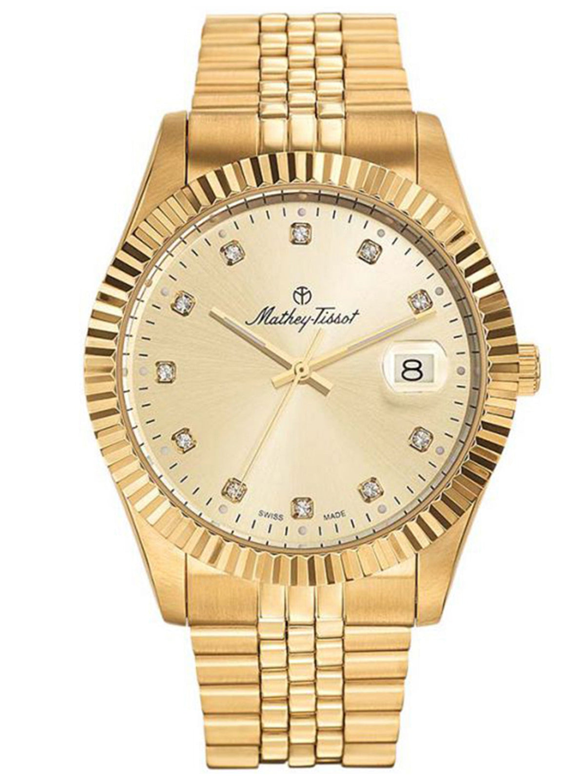 Mathey-Tissot Analog Gold Dial Men&
