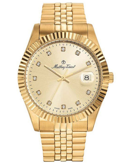 Mathey-Tissot Analog Gold Dial Men&