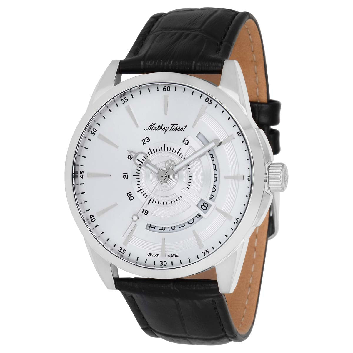 Mathey-Tissot Swiss Made Analog Silver Dial Men&